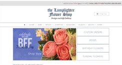 Desktop Screenshot of lamplighterflowershop.net