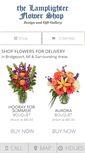 Mobile Screenshot of lamplighterflowershop.net